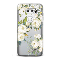 Lex Altern TPU Silicone LG Case White Roses