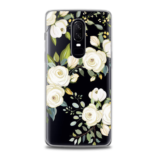 Lex Altern White Roses OnePlus Case