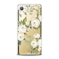 Lex Altern TPU Silicone HTC Case White Roses