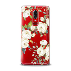 Lex Altern TPU Silicone OnePlus Case White Roses