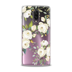 Lex Altern TPU Silicone OnePlus Case White Roses