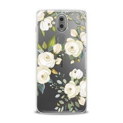 Lex Altern TPU Silicone Phone Case White Roses