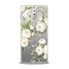 Lex Altern TPU Silicone Nokia Case White Roses