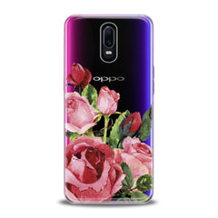 Lex Altern TPU Silicone Oppo Case Floral Red Roses