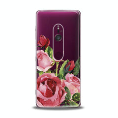 Lex Altern TPU Silicone Sony Xperia Case Floral Red Roses