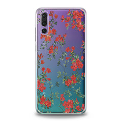 Lex Altern Red Wildflower Huawei Honor Case