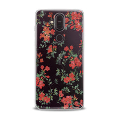 Lex Altern TPU Silicone Nokia Case Red Wildflower