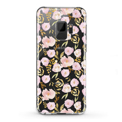 Lex Altern TPU Silicone Samsung Galaxy Case Gold Roses