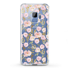 Lex Altern TPU Silicone Samsung Galaxy Case Gold Roses