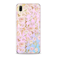 Lex Altern TPU Silicone VIVO Case Gold Roses