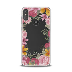 Lex Altern TPU Silicone Motorola Case Pink Bouquet