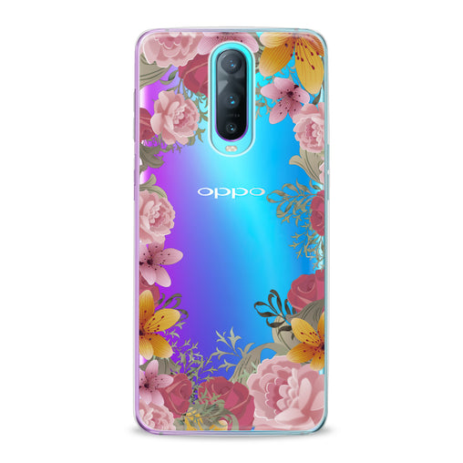 Lex Altern Pink Bouquet Oppo Case