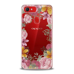 Lex Altern TPU Silicone Oppo Case Pink Bouquet