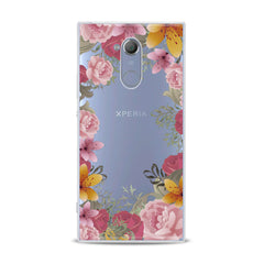 Lex Altern TPU Silicone Sony Xperia Case Pink Bouquet