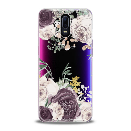 Lex Altern Beige Roses Oppo Case