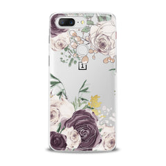 Lex Altern TPU Silicone OnePlus Case Beige Roses