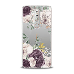 Lex Altern TPU Silicone Nokia Case Beige Roses