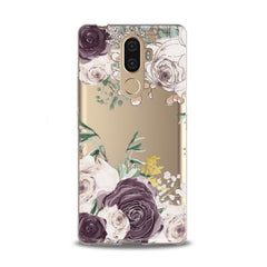 Lex Altern TPU Silicone Lenovo Case Beige Roses