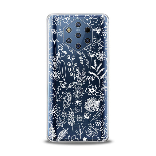 Lex Altern White Floral Pattern Nokia Case