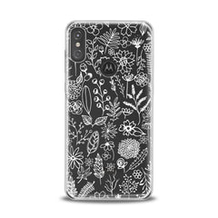 Lex Altern TPU Silicone Motorola Case White Floral Pattern