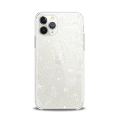 Lex Altern TPU Silicone iPhone Case White Floral Pattern