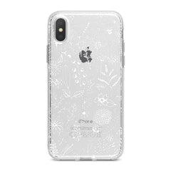 Lex Altern TPU Silicone Phone Case White Floral Pattern