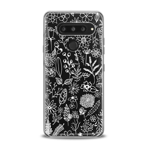 Lex Altern White Floral Pattern LG Case