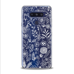 Lex Altern TPU Silicone LG Case White Floral Pattern