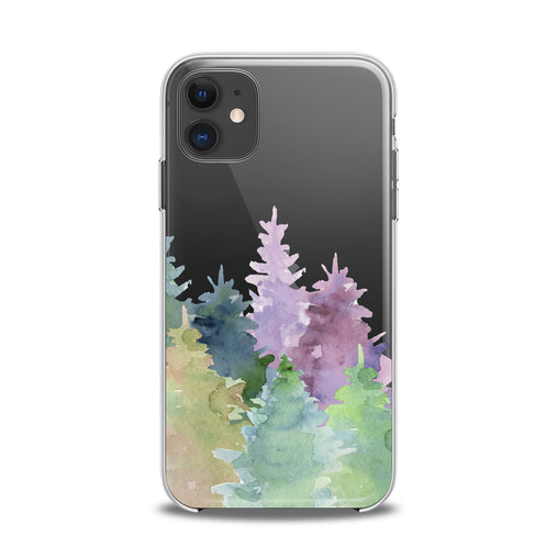 Lex Altern TPU Silicone iPhone Case Watercolor Forest