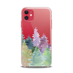 Lex Altern TPU Silicone iPhone Case Watercolor Forest