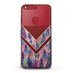 Lex Altern TPU Silicone Google Pixel Case Forest Abstraction