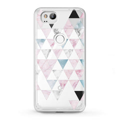 Lex Altern TPU Silicone Google Pixel Case Triangle Print