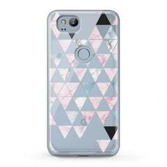 Lex Altern TPU Silicone Google Pixel Case Triangle Print