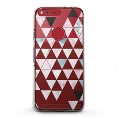 Lex Altern TPU Silicone Google Pixel Case Triangle Print