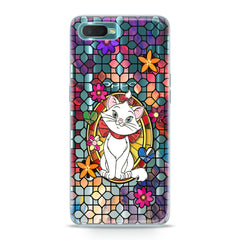 Lex Altern TPU Silicone Oppo Case Adorable White Cat