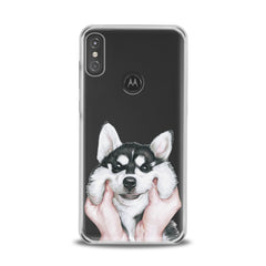 Lex Altern TPU Silicone Motorola Case Charming Husky