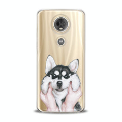 Lex Altern TPU Silicone Motorola Case Charming Husky