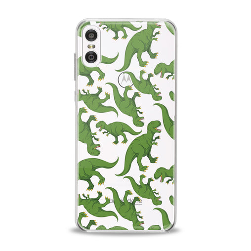 Lex Altern Green Dinosaurs Motorola Case