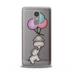 Lex Altern TPU Silicone Lenovo Case Baby Elephants