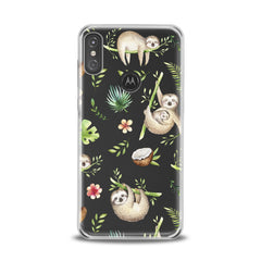 Lex Altern TPU Silicone Motorola Case Funny Sloths