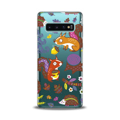 Lex Altern TPU Silicone Samsung Galaxy Case Squirrel Hedgehog Friends