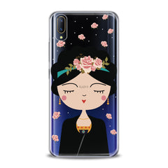 Lex Altern TPU Silicone VIVO Case Beautiful Girl Rose