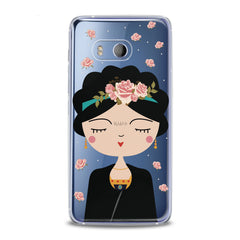 Lex Altern TPU Silicone HTC Case Beautiful Girl Rose