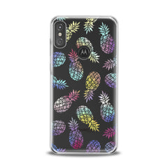 Lex Altern TPU Silicone Motorola Case Colorful Pineapple