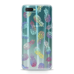 Lex Altern TPU Silicone Oppo Case Colorful Pineapple