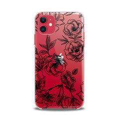 Lex Altern TPU Silicone iPhone Case Contoured Roses