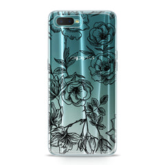 Lex Altern TPU Silicone Oppo Case Contoured Roses