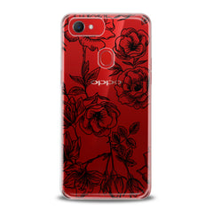 Lex Altern TPU Silicone Oppo Case Contoured Roses