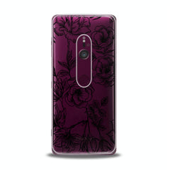 Lex Altern TPU Silicone Sony Xperia Case Contoured Roses