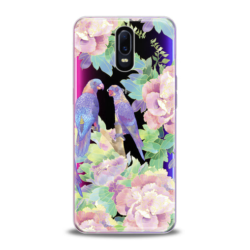 Lex Altern Purple Parrots Oppo Case